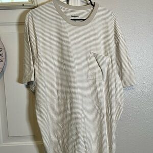 Goodfellow & Co Cream Striped Tee